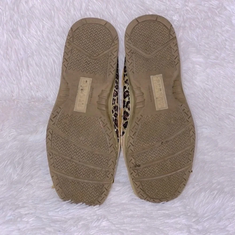 Sperry Angelfish Leopard Jacquard Slip-On Boat Shoe